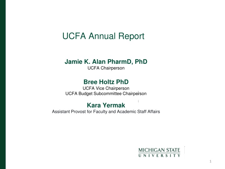ucfa annual report n.w