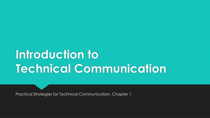 introduction to technical communication n.w