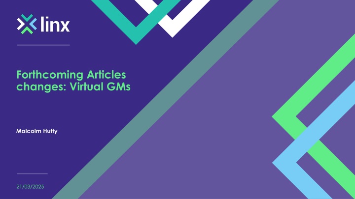 forthcoming articles changes virtual gms n.w