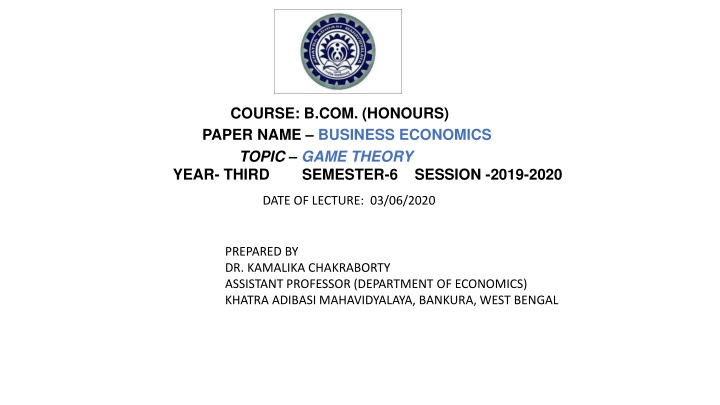 course b com honours n.w