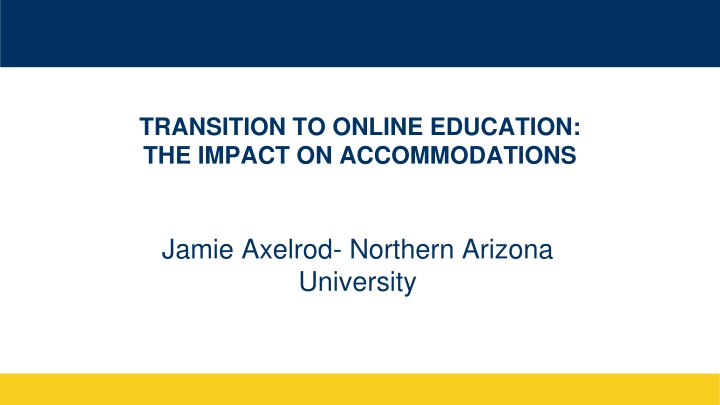 transition to online education the impact n.w