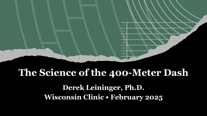 the science of the 400 meter dash n.w