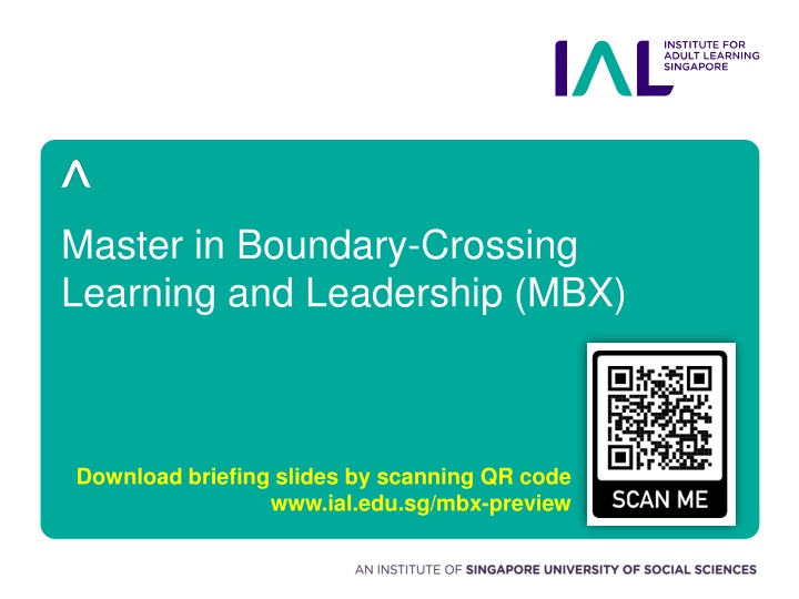 master in boundary crossing learning n.w