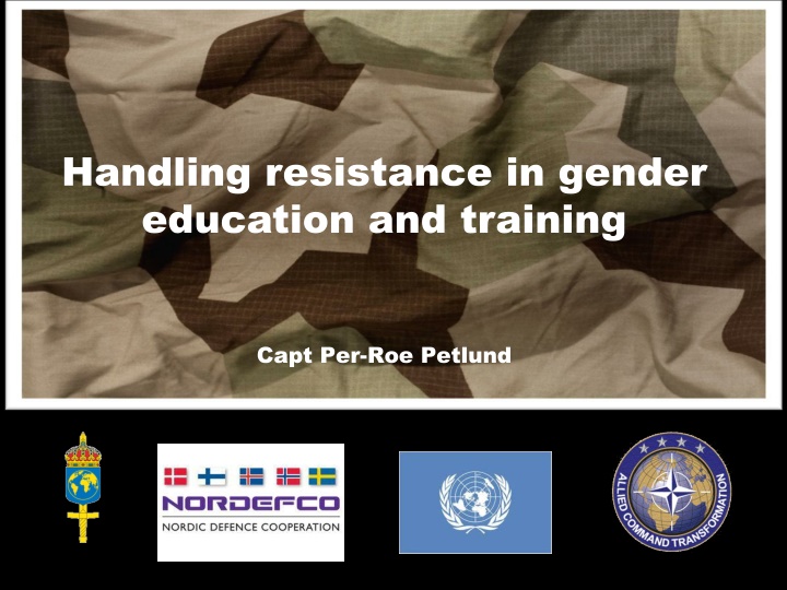 handling resistance in gender education n.w