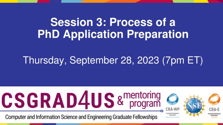 session 3 process of a phd application preparation n.w