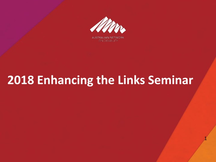 2018 enhancing the links seminar n.w