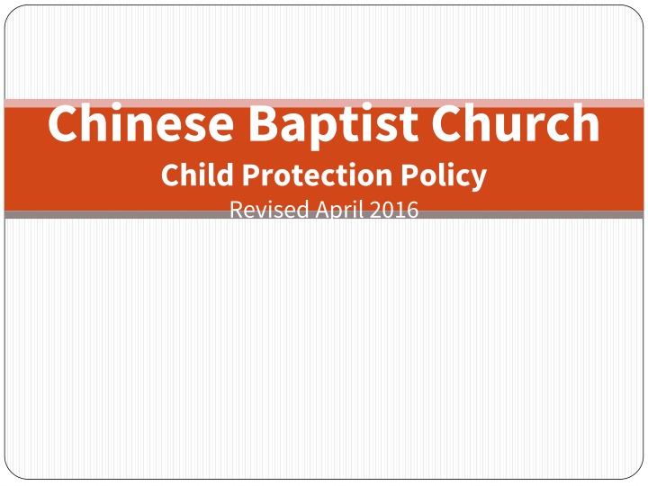 chinese baptist church child protection policy n.w