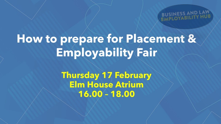 how to prepare for placement employability fair n.w