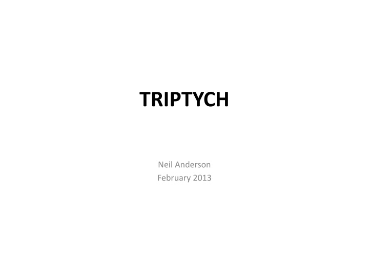 triptych n.w