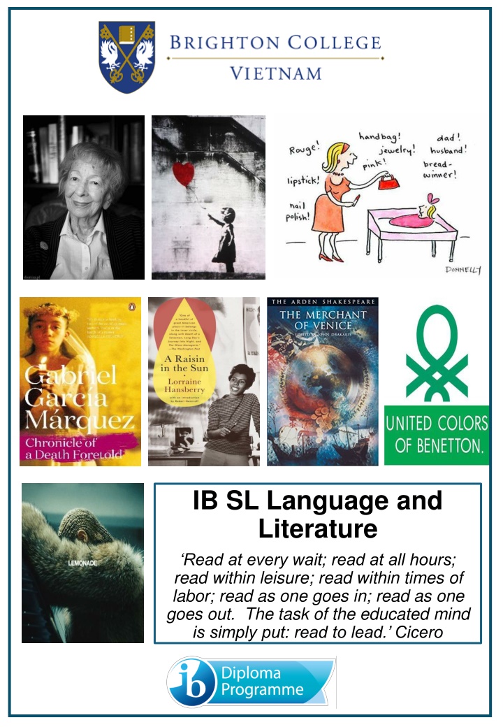 ib sl language and literature read at every wait n.w