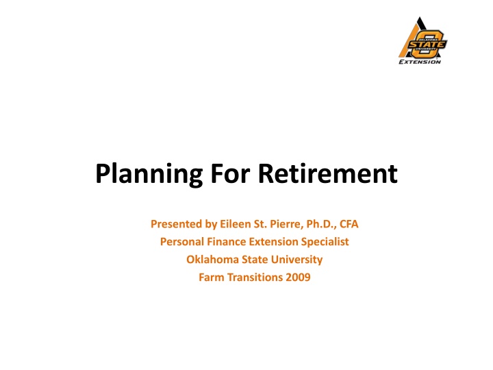 planning for retirement n.w