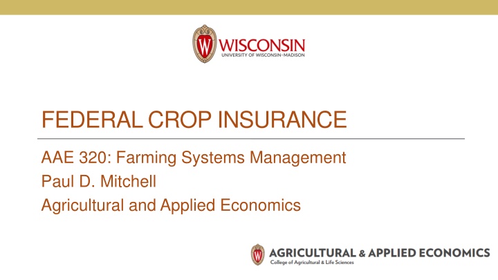 federal crop insurance n.w