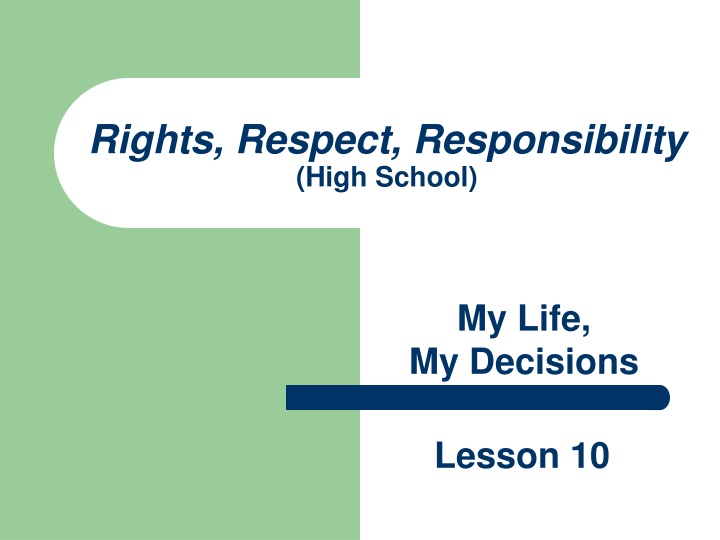 rights respect responsibility high school n.w