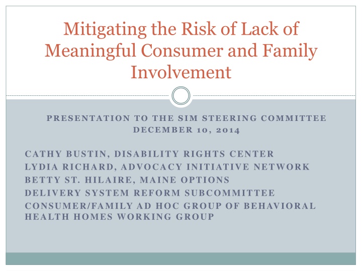 mitigating the risk of lack of meaningful n.w