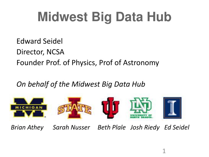 midwest big data hub n.w