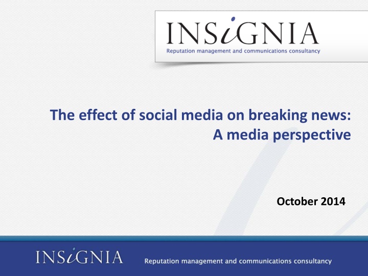 the effect of social media on breaking news n.w