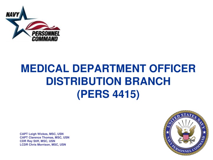 medical department officer distribution branch n.w