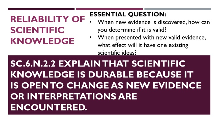 essential question when new evidence n.w