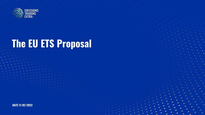 the eu ets proposal n.w