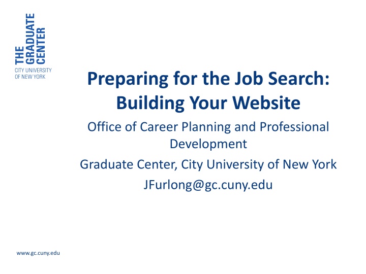preparing for the job search building your n.w