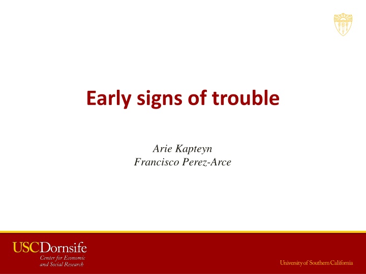 early signs of trouble n.w