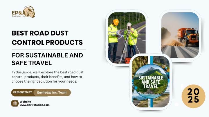 best road dust control products n.w