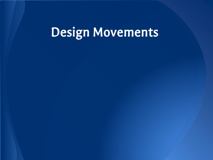 design movements design movements n.w