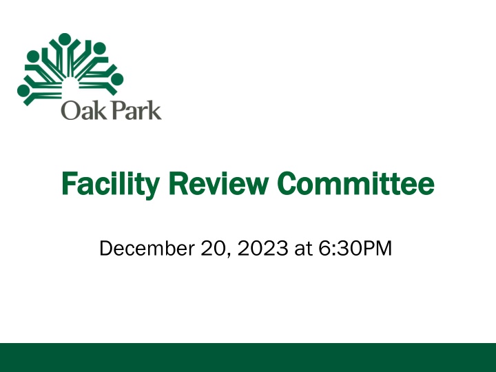 facility review committee facility review n.w