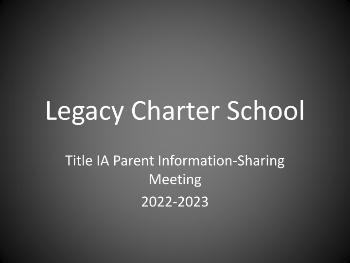 legacy charter school n.w