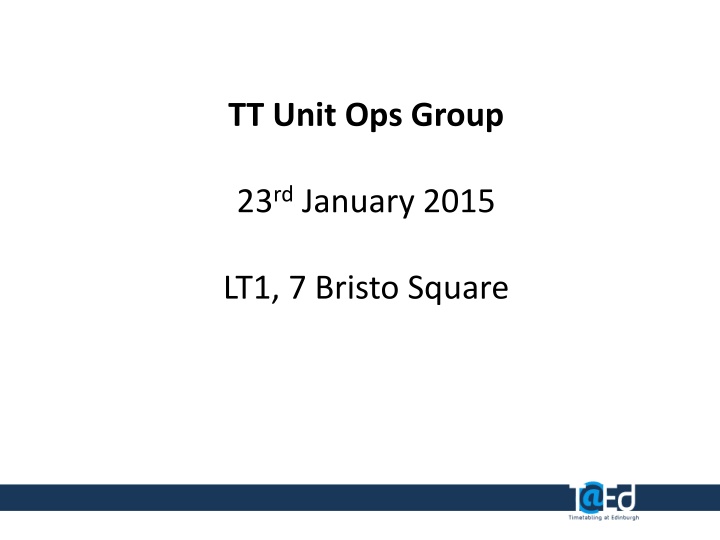 tt unit ops group n.w