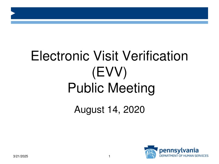 electronic visit verification evv public meeting n.w