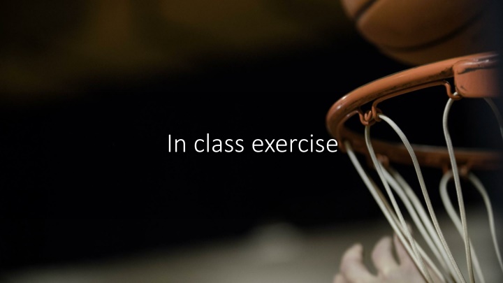 in class exercise n.w
