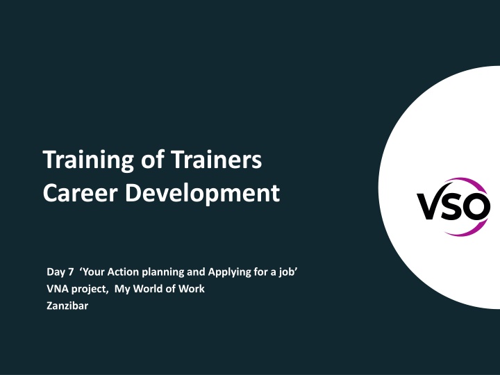 training of trainers career development n.w