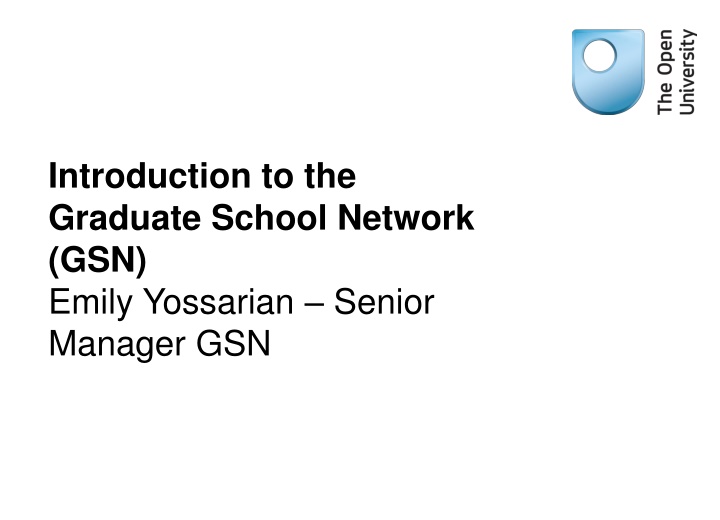 introduction to the graduate school network n.w