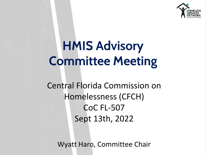 hmis advisory committee meeting n.w