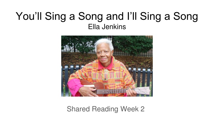 you ll sing a song and i ll sing a song ella n.w