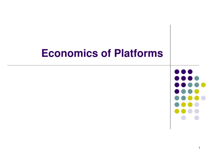 economics of platforms n.w