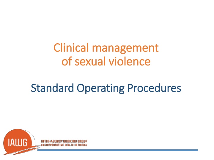 clinical management clinical management of sexual n.w