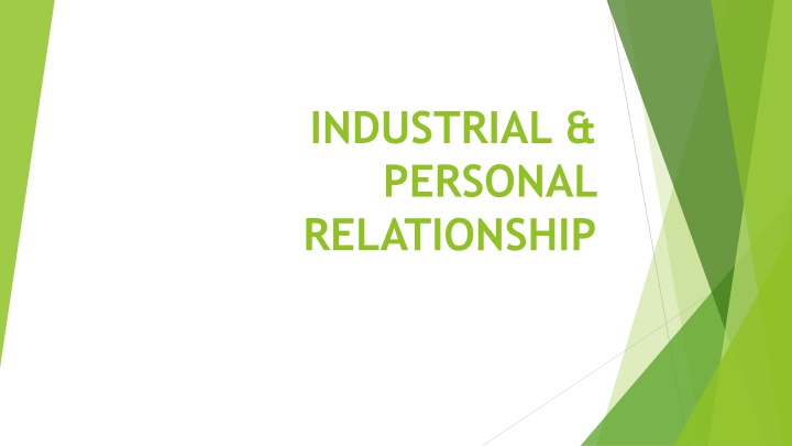 industrial personal relationship n.w