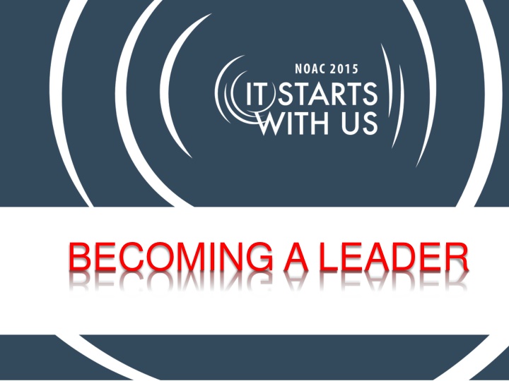 becoming a leader n.w