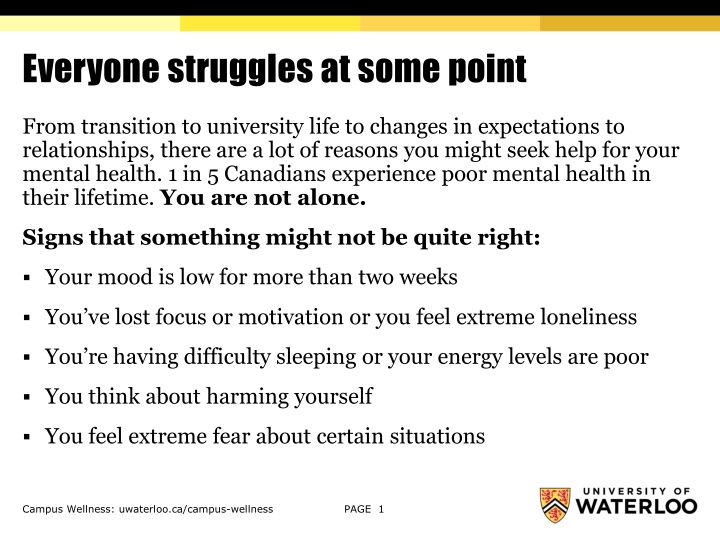 everyone struggles at some point n.w