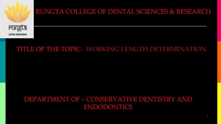 rungta college of dental sciences research n.w