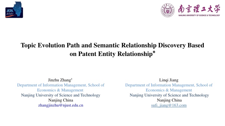 topic evolution path and semantic relationship n.w