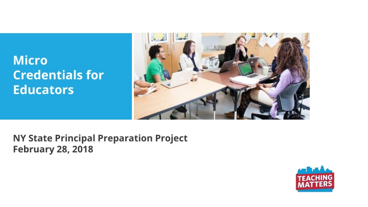 micro credentials for educators n.w