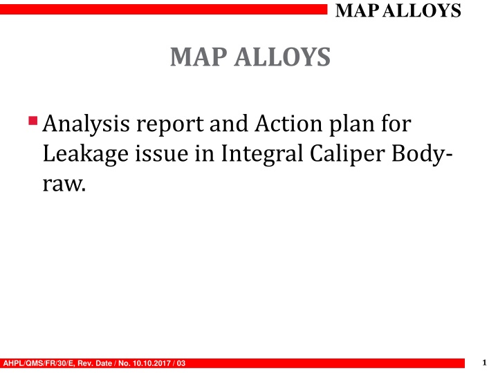 map alloys n.w