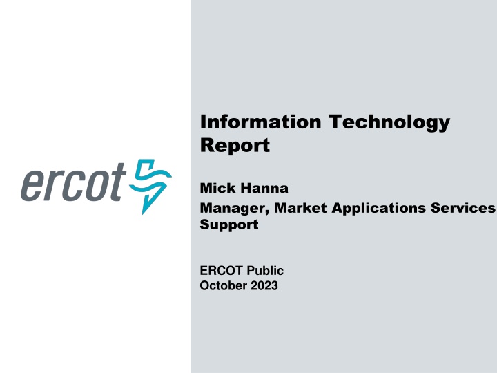 information technology report n.w