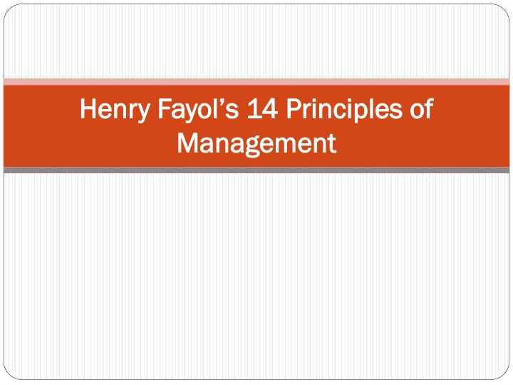 henry fayol s 14 principles of henry fayol n.w