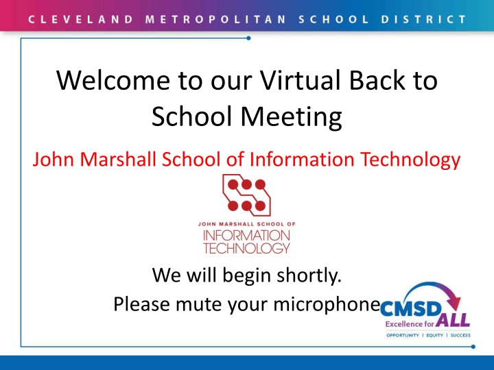 welcome to our virtual back to school meeting n.w