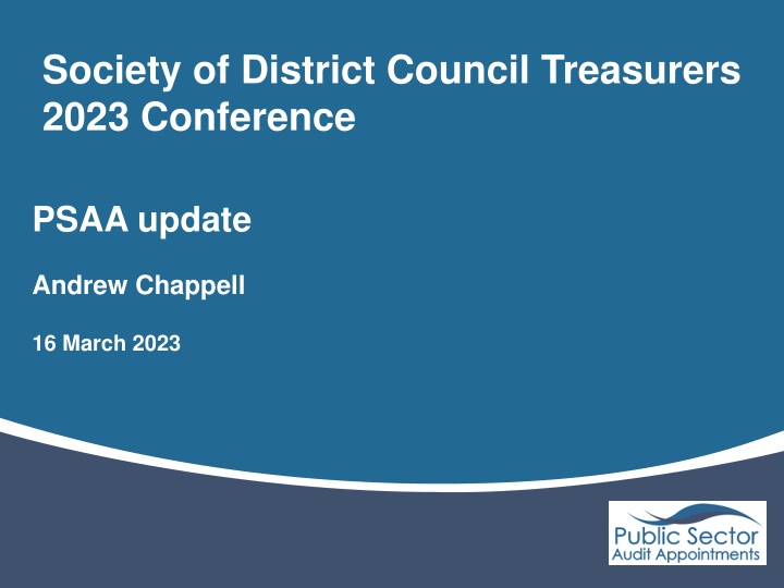 society of district council treasurers 2023 n.w