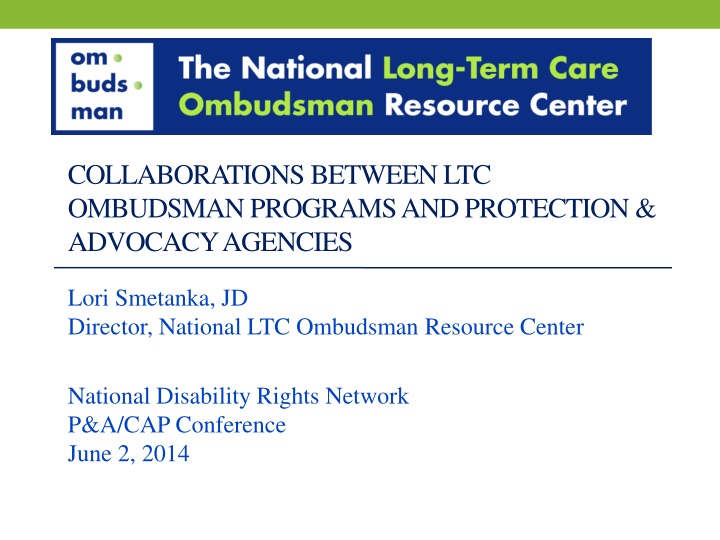 collaborations between ltc ombudsman programs n.w